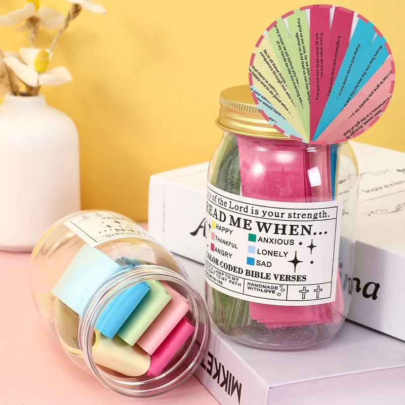 One Bottle Random Bible Verse Jar, A Gift That Evokes Emotions And Feelings Of Piety