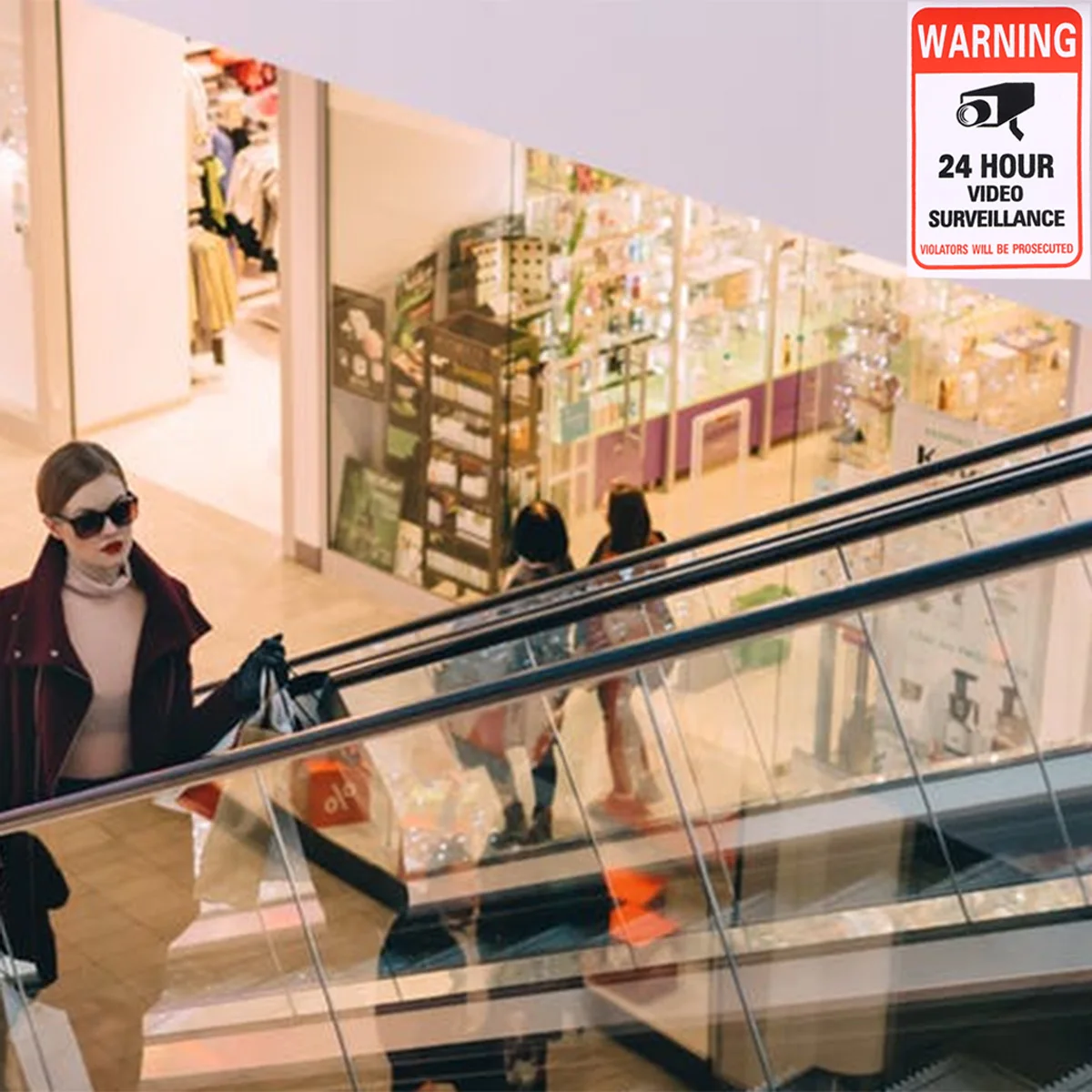 

sticker hour vedio sticker warning sticker warning sign self-adhesive sign