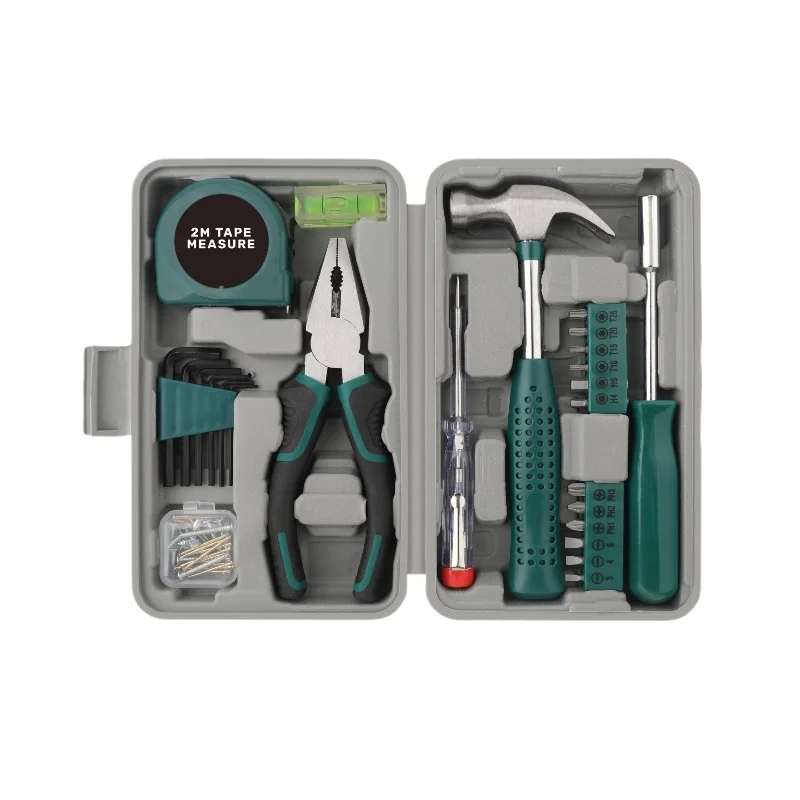 

«Домашний набор инструментов из 59 предметов — шестигранные ключи, отвертки и плоскогубцы для домашнего ремонта».