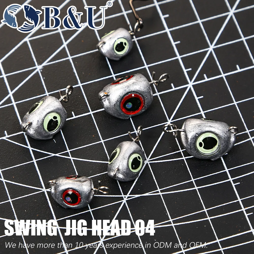 B&U Jig Head Cheburashka Sinker - Vinilo para Pesca - imagen 5