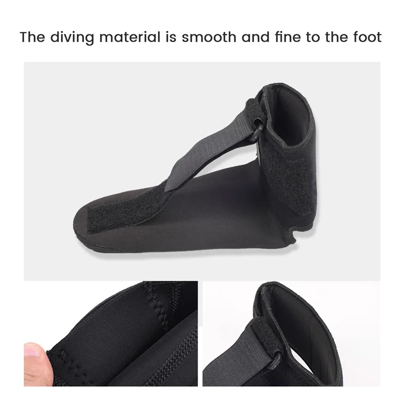 

A05G-1Pcs Plantar Fasciitis Relief Dorsal Drop Foot Brace Soft Stretching Boot Splints Size M