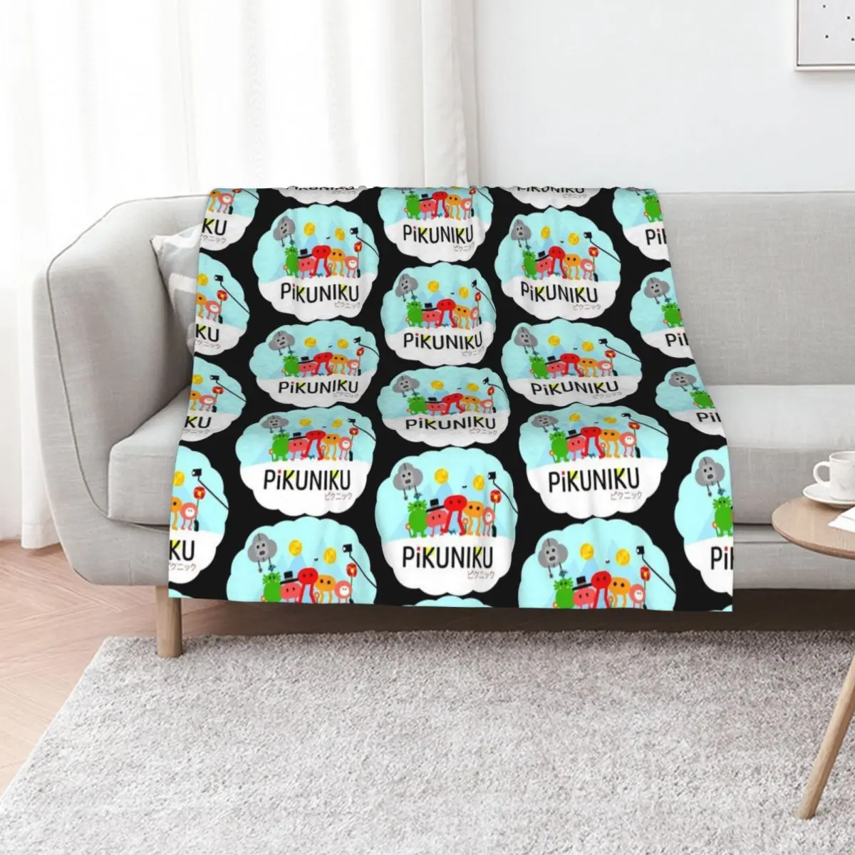 PIKUNIKU Throw Blanket Cozy Home Blanket Gift for Christmas Holiday
