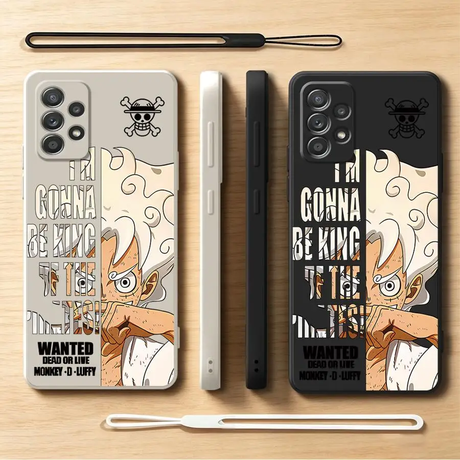 Case for Samsung Galaxy A15 A13 A14 A27 A52 A17 A12 A24 A16 A36 A26 A35 A51 A34 Phone Cover O-One Piece Anime Cool