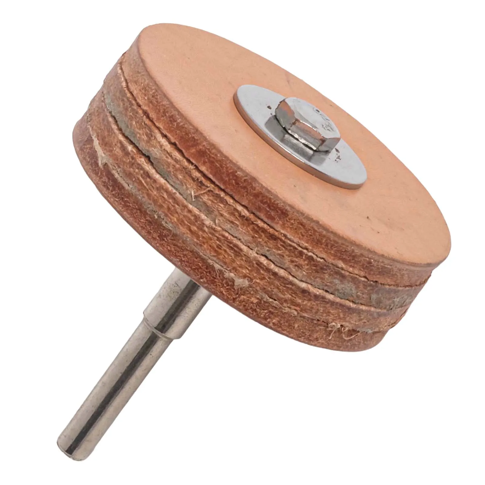 Buffing Wheel 5mm Shank Cowhides Polishing Wheel Leather Grinding Head Abrasive Tool Polishing Tool Power Tools