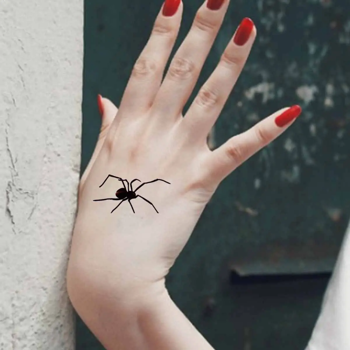 

Spider Tattoos Stickers 3D Horror Funny Animal Temporary Waterproof Face Body Arm Leg Wrist Halloween Party Props