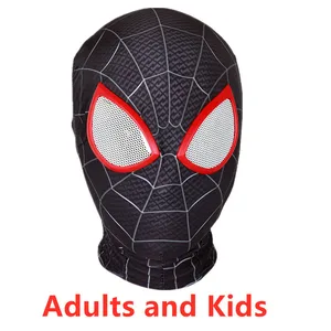 Superhero Iron Spider Costume for Children, Peter Parker, Lens Mask, Headdress, Halloween Cosplay, Fantasy Game Game, Remy Myers 10 Main Sales Mask of Iron Man - №10