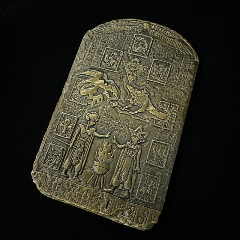 

Сделай сам: Yu-Gi-Oh! Коллекционная металлическая фигурка «Египетские боги: Синеокий Белый Дракон» с ретро-текстурой, подарок