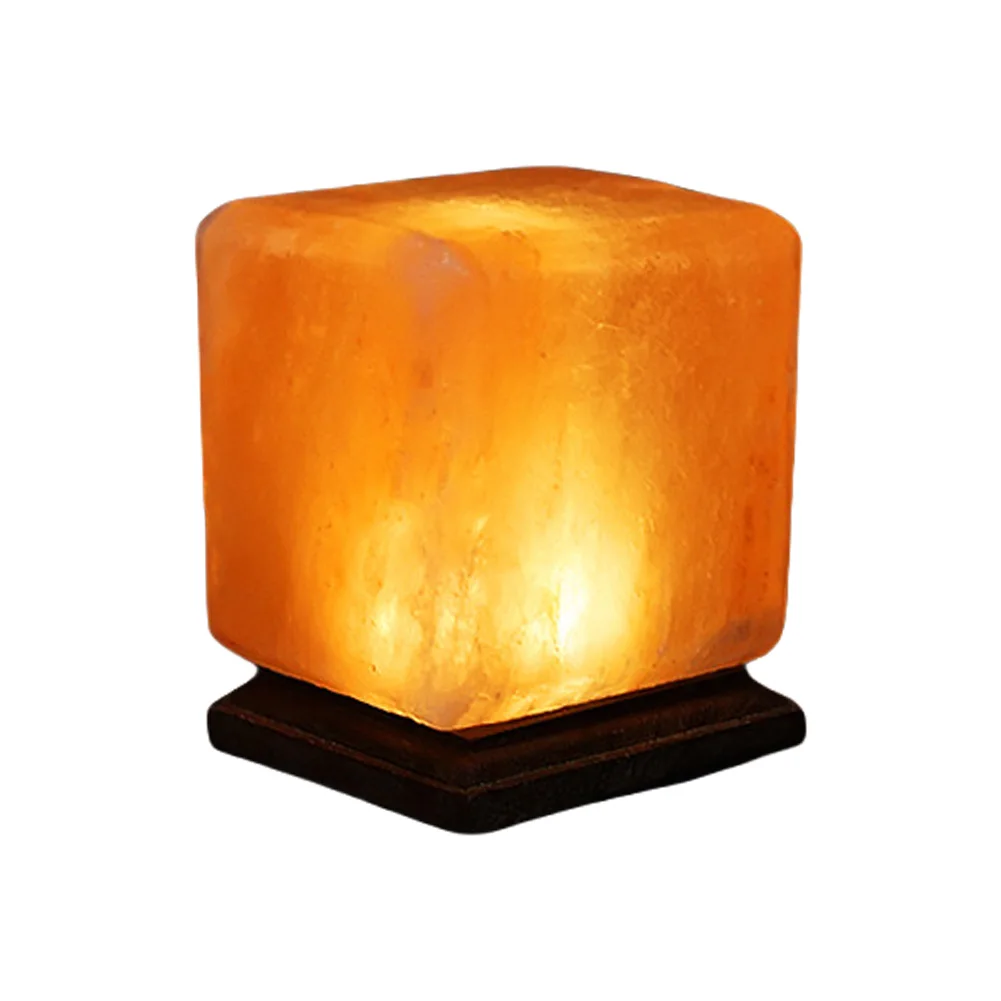 Himalayan Salt Lamp Crystal Salt Rock Lamp with Base LED Atmosphere Lamp Classic Table Light Home Bedroom Decoration