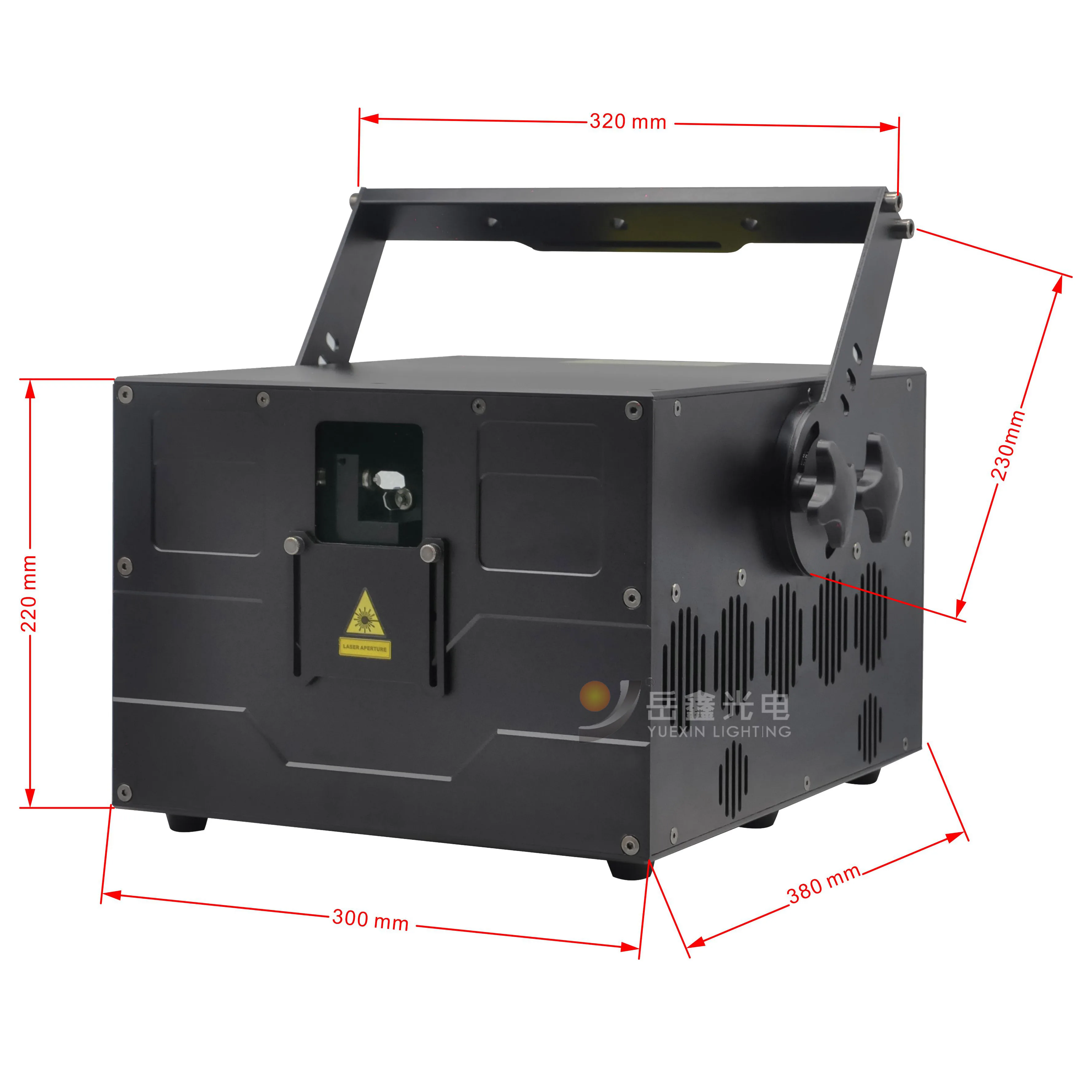 Animação de alta potência DJ RGB Laser Light 20W ILDA Animação DMX Discoteca dj Stage Light Party