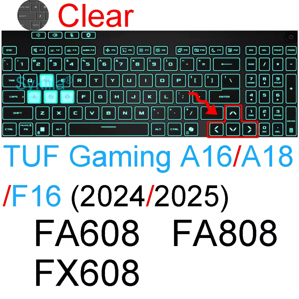 ASUS TUF 키보드 커버 상세 사진