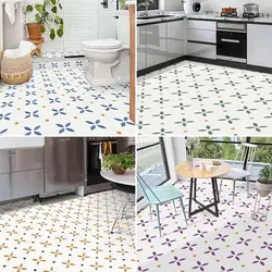 1M Bathroom Waterproof Floor Sticker New Self-adhesive Wallpaper Bathroom Non-slip Kitchen Oil-proof Decoration