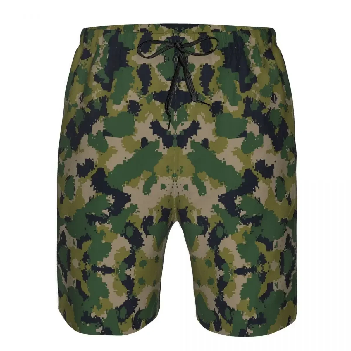 Splintertarn German WW2 Camouflage Army Military Camo Trunks Beach Board Shorts Casual Quick Dry Swim Summer Men Pants