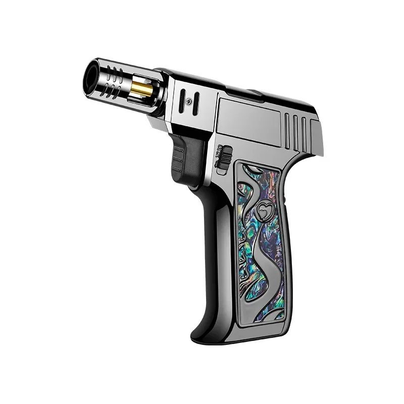 New Fixed Flame Windproof Torch Lighter, Hand-held Inflatable Spray Gun, Multi-purpose High-temperature Welding Gun Igniter