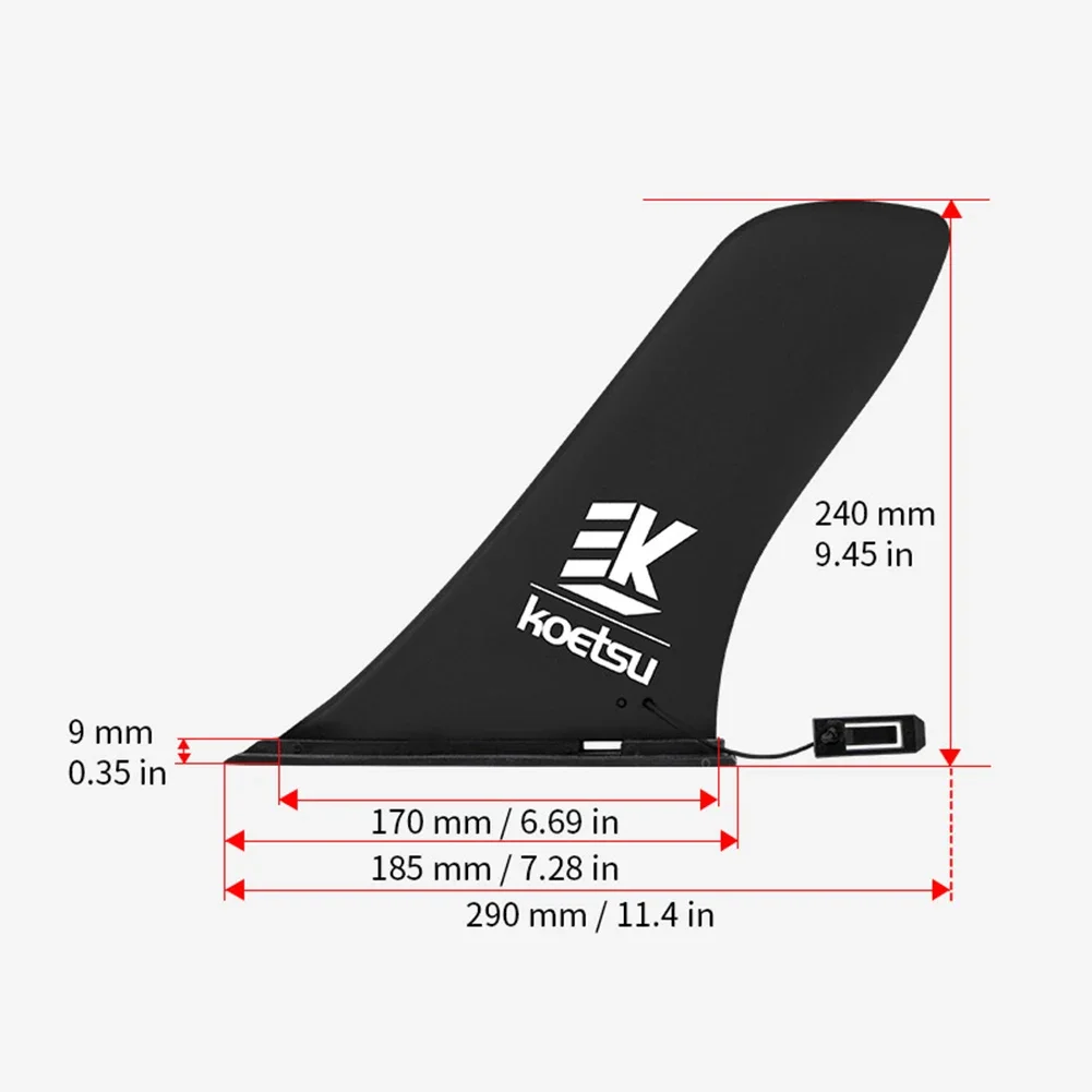 Slide-in Surfboard Fin Abnehmbare Surfplatte Stand Up Paddle Board Stabilisator Racing Flossen Wassersport Surfbrett Zubehör