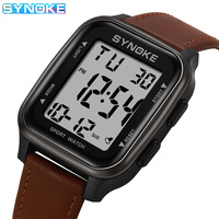SYNOKE Outdoor Military Digital Watch New For Men Fashion Retro Men Watch Sports Waterproof Men Watch Multifunctional Luminous