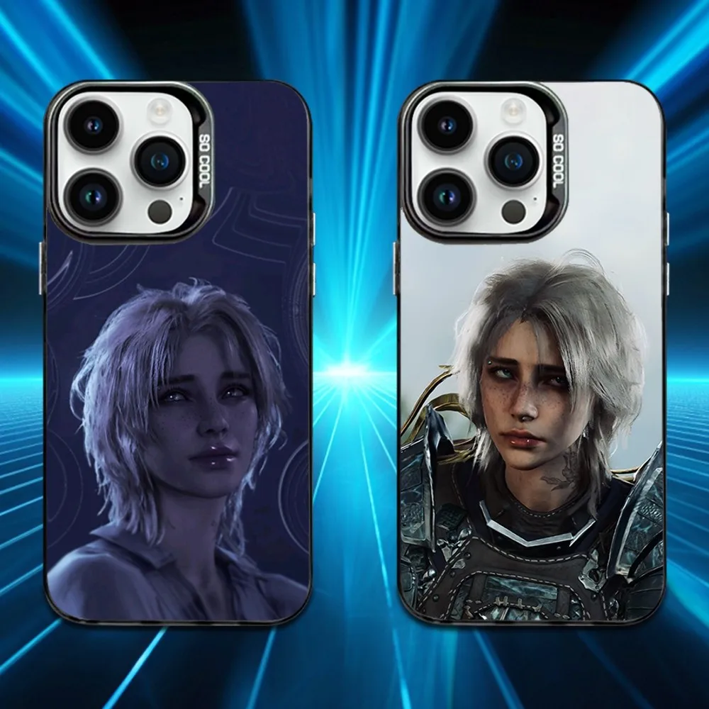 

Game B-Baldurs G-Gates 3 Phone Case For iPhone 16,15,14,13,12,11,Mini,Pro,MAX Black Matte Shockproof Cover