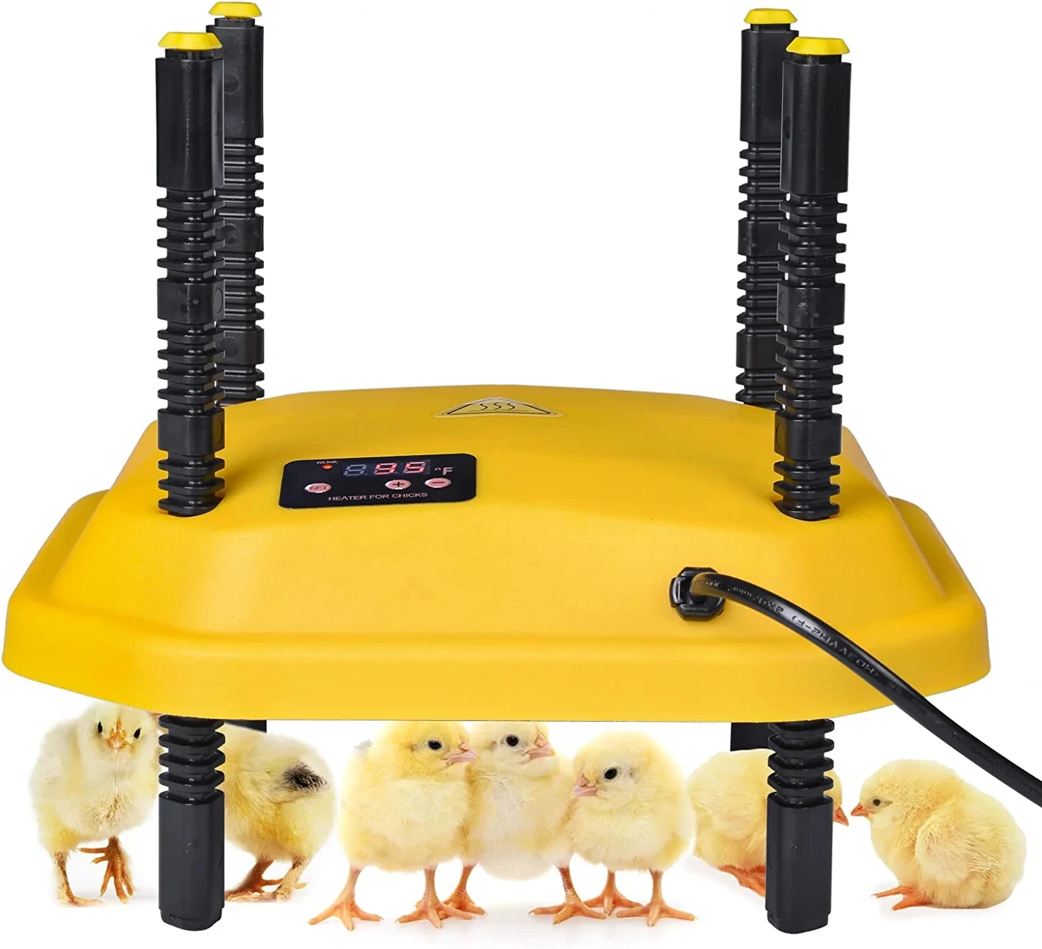 

Chick Brooder Heating Plate-Jifeng Heater for Chicks with Temperature Display, Adjustable Temperature & Height,