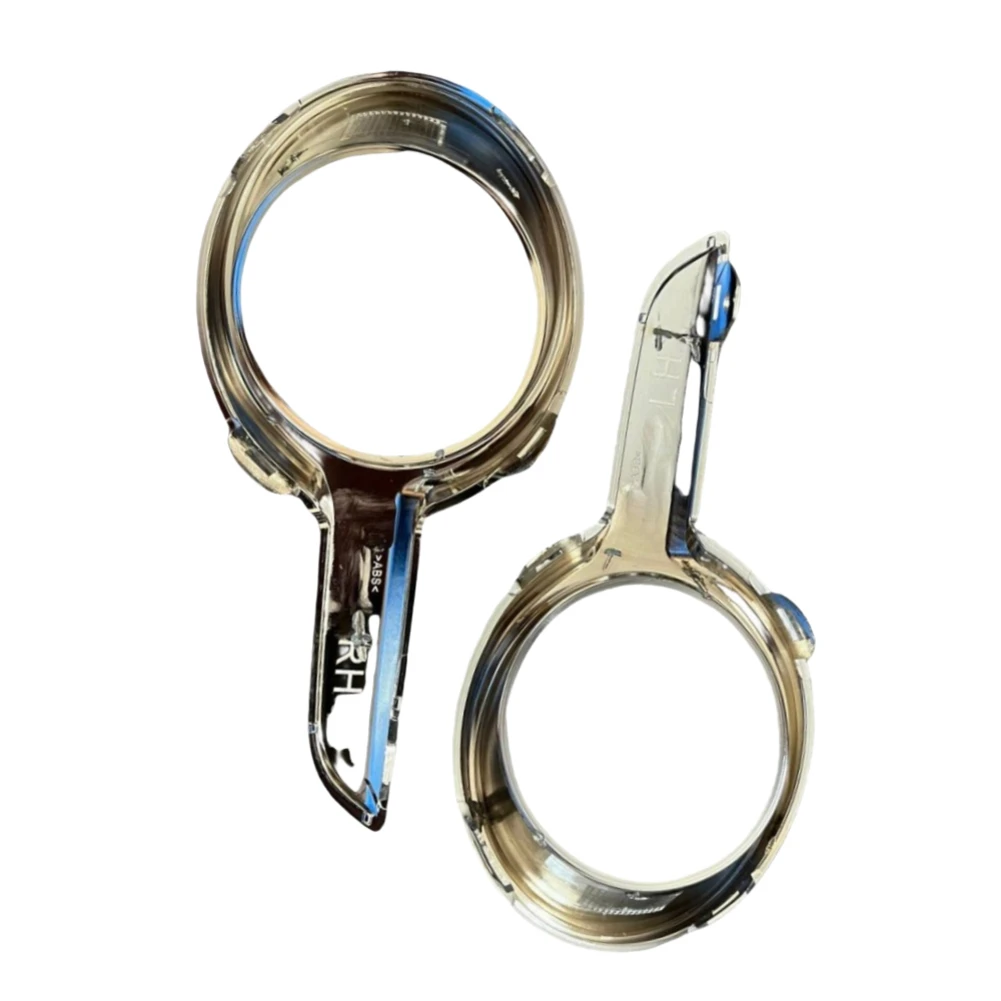 

2pcs ABS Front Bumper Fog Light Covers for 208 2012-2022 OEM Number 1608111480 1608110880 and Weather Resistant