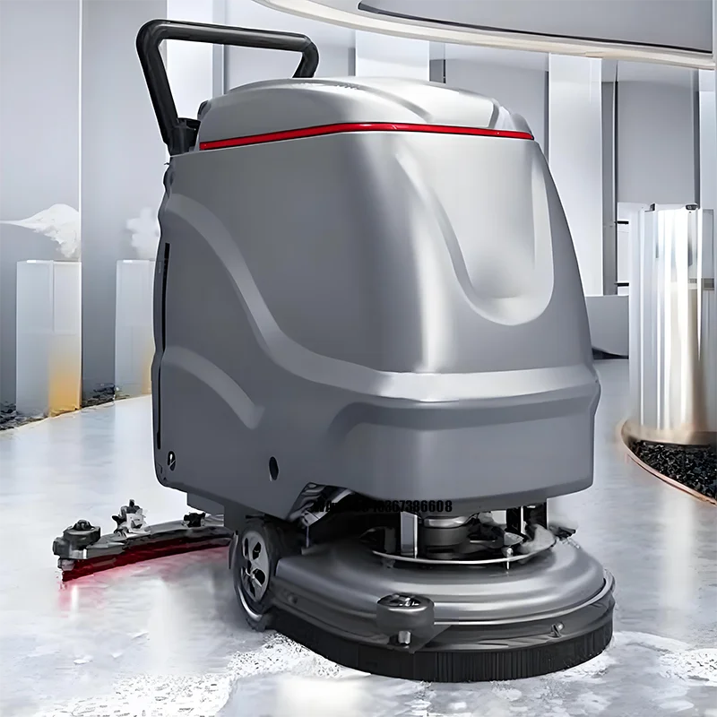 

Электрический скребок для пола с ручным нажатием, беспроводная конструкция, самоходная стиральная машина для пола, электрическая машина для мытья полов