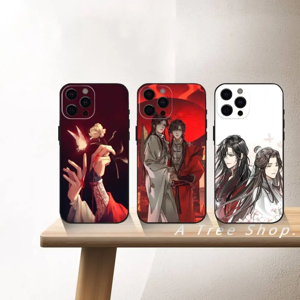 

H-Heavens Official B-Blessing Phone Case For iPhone17,16,15,14,13,12 Plus,Max Soft Silicone Black Cover