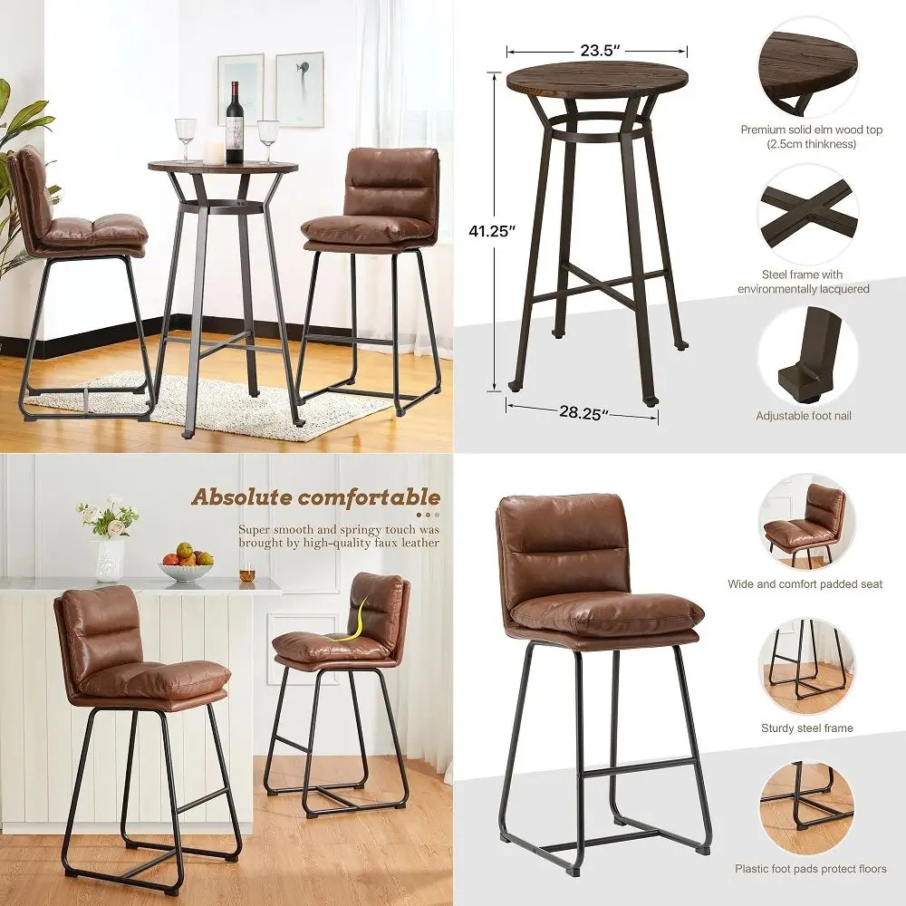 

Chairs Set of 4, Upholstered Kitchen Dining Room Chair Set Morden Accent Side Dinner Chair with Curved Padded Back Wood Legs fo