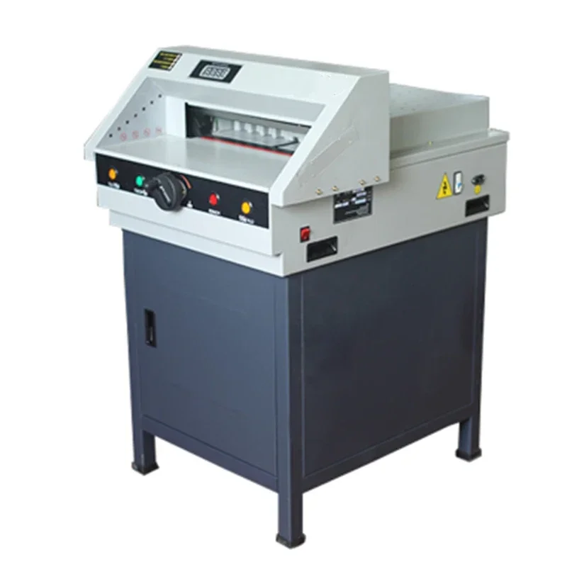Upgrade DC-8455VG Electric Paper Cutter Tender Document Book Cutter Paper Trimmer Electric Paper Cutting Machine