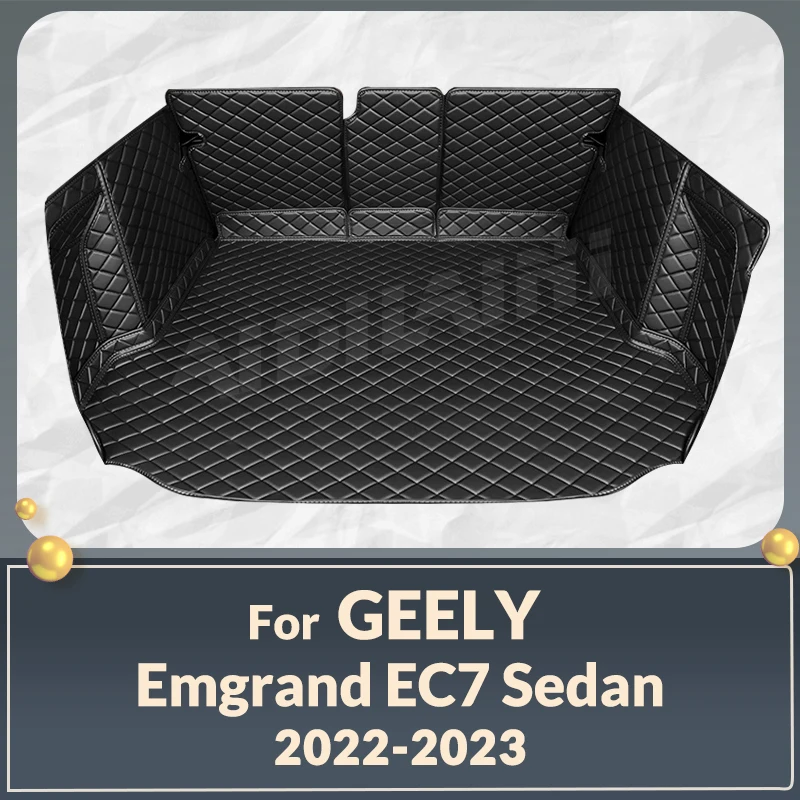 

Auto Full Coverage Trunk Mat For GEELY Emgrand EC7 2022 2023 Car Boot Cover Pad Cargo Liner Interior Protector Accessories