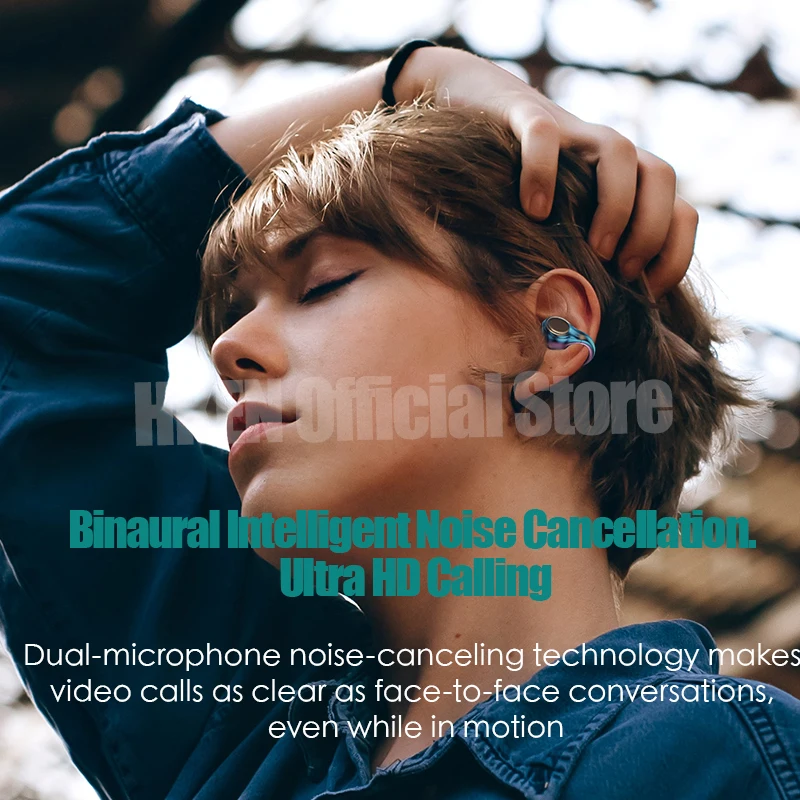 High Quality Bluetooth Earphones HIFI Sound Wireless Headphones Bluetooth Headset Anti-drop Earbuds For All Smart phones