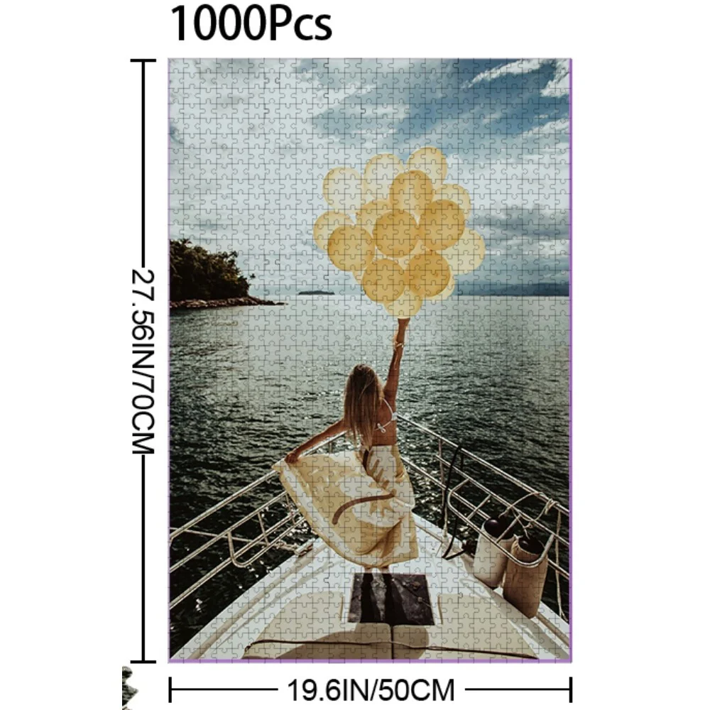 맞춤형 사진 퍼즐 1000조각, DIY 수공예품, 가족 사진, 애완동물, 여행, 결혼식, 프로포즈, 생일, 기념일, 성인을 위한 특별한 선물, 홈 데코레이션, 장난감 및 게임, 종이 퍼즐