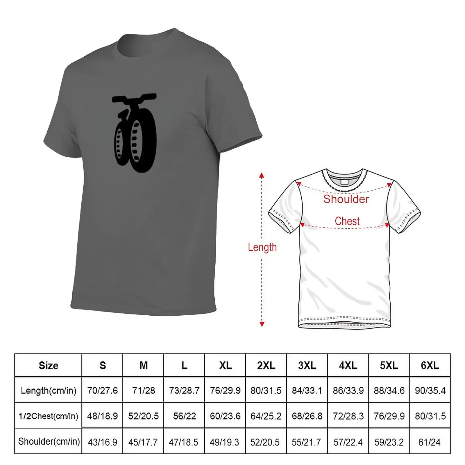 Fatbike T-Shirt kawaii clothes oversizeds Blouse men t shirts