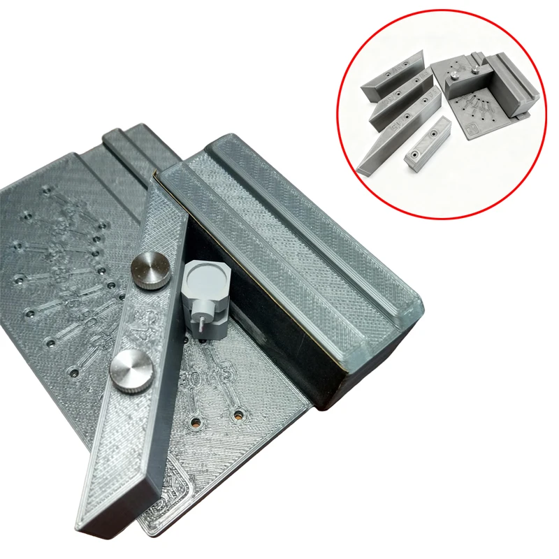 Angle-fixed Sander Handheld Auxiliary Sanding Tool Reverse Angle Baffle Model Processing DIY Handcraft Modified Accessories