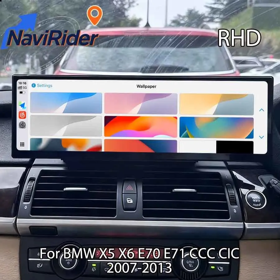 

Мультимедийный видеоплеер с Android Auto для BMW X5 X6 E70 E71 CCC CIC 2007-2013, GPS-навигация, Carplay, DSP, Wi-Fi, 14.9 дюймов, RHD