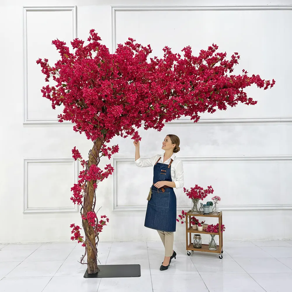 Indoor Cherry Blossom Plants Trees Flower Willow Large Decoration Wisteria Wedding Centerpiece Tree Artificial