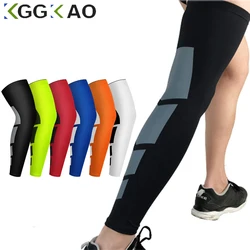 1Pcs Full Leg Compression Sleeve for Women Men Long Knee Braces Support Protector for Running Basketball Sport Arthritis