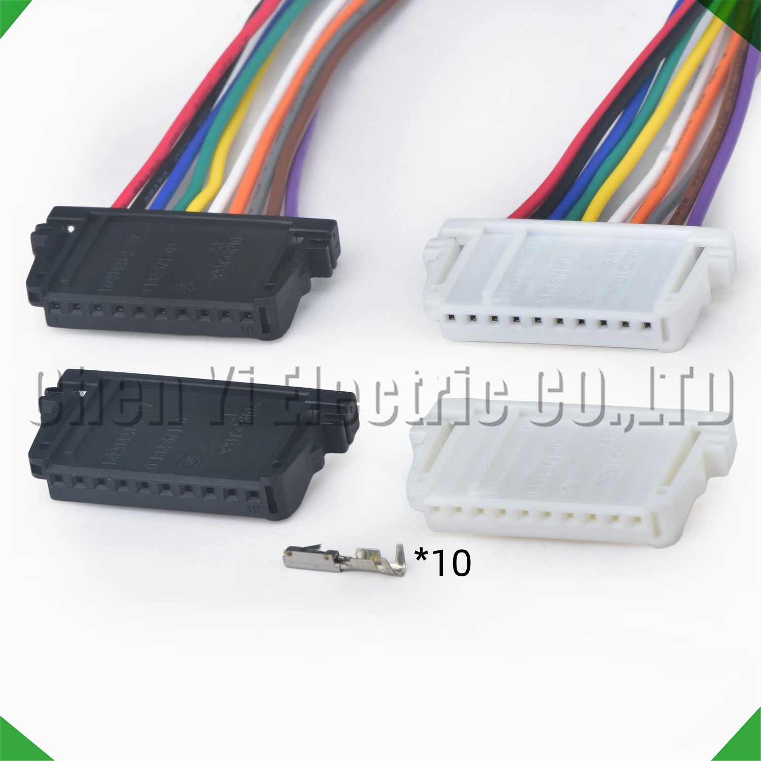 10 Pin Auto Connectors Car seat taillight Reverse image Wire harness Plug 9132571-02 1-929423-2 9132576-02 2-929423-2 For BMW