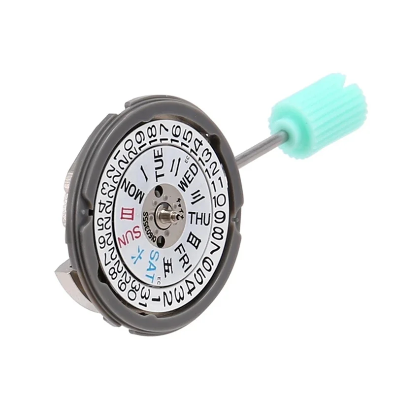 NH06A/NH06 Watch Movement 3-Character Double Calendar 21 Drill High-Precision Mechanical Movement Replacement