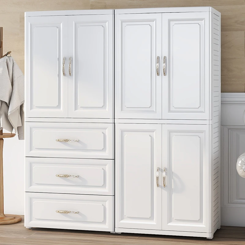 

Best-selling Storage Clothes Cabinet Use in Bedroom Living Room Drawers Baby Wardrobe Plastic Kids