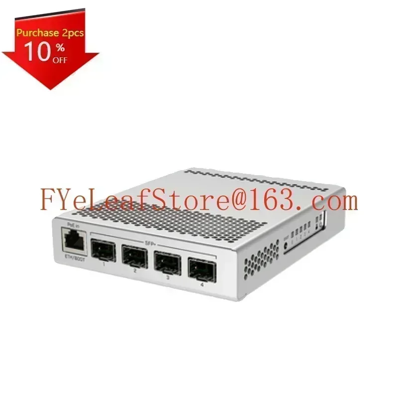 CRS305-1G-4S+IN 10 Gigabit Five Port Intelligent Network Management Switch Metal Redundant Power Supply