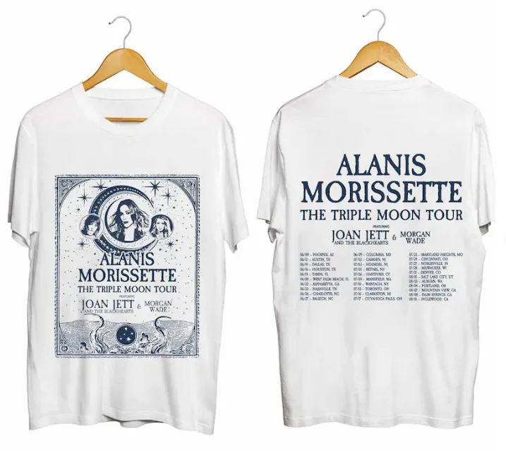 Alanis Morissette The Triple Moon Tour 2024 Shirt, Alanis Morissette Fan Shirt,