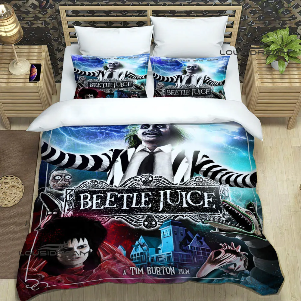 Horror movie B-Beetlejuice Bedding Sets exquisite supplies set duvet cover bed comforter set bedding set luxury birthday gift