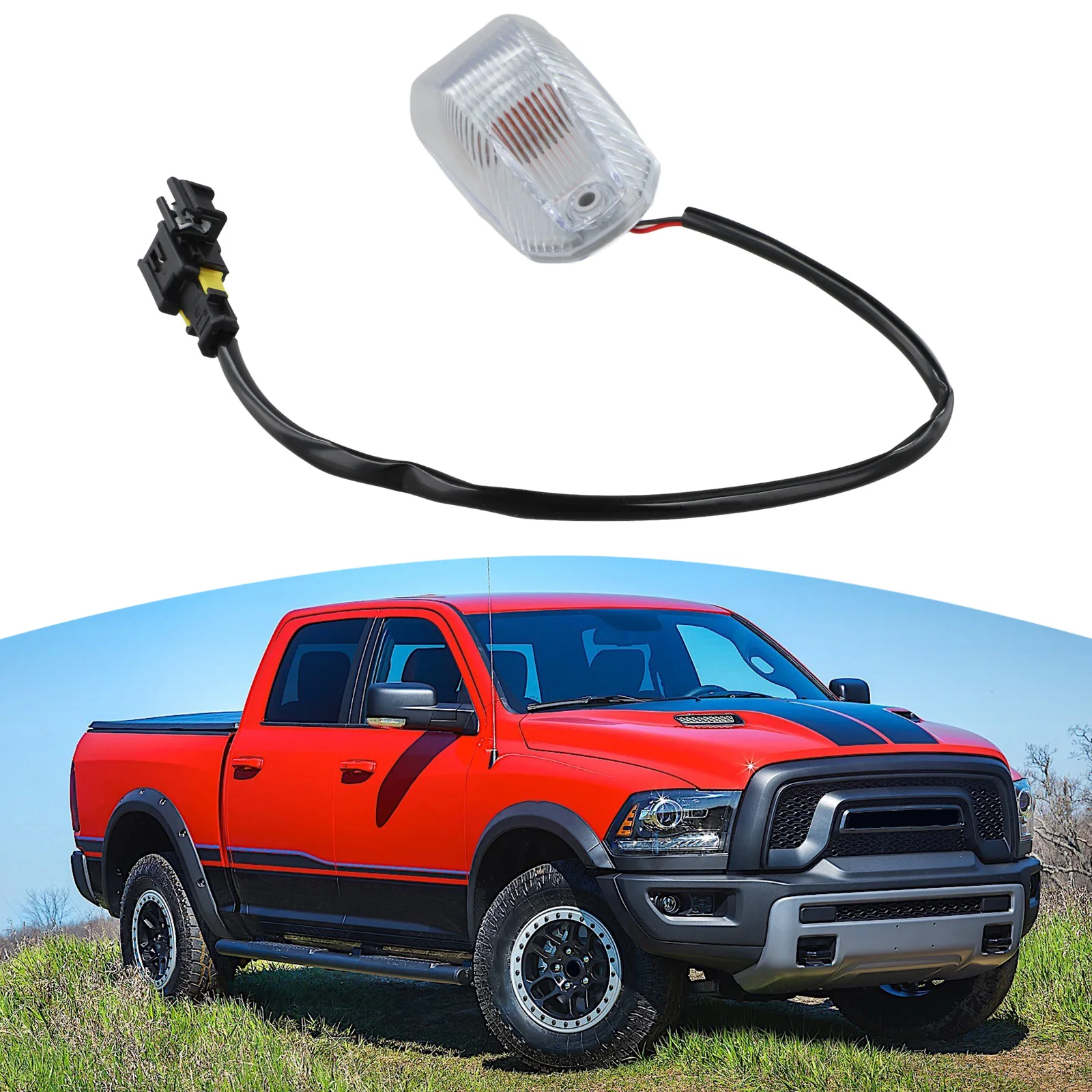 As Shown Front Roof Marker Light Front Roof Marker Light Practical And Efficient 1 Piece Included Fitment Type Direct