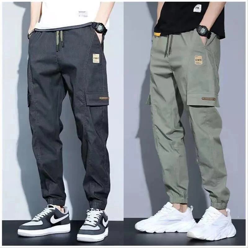 

Spring Summer Men's Harem Pants Cotton Thin Jogging Sports Sweatpants Men Joggers Casual Ankle Trousers Male Harun Trousers