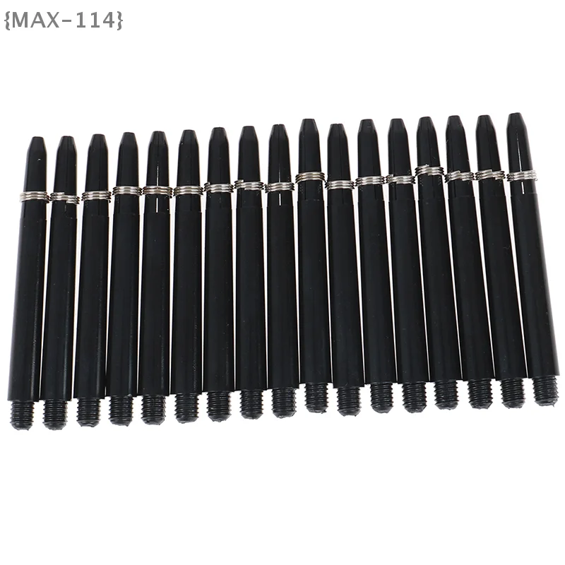 【Ja】50pcs 2BA Thread Nylon Dart Shafts - 48mm Rod Stems with Protection Rings, Essential Replacement Parts for Darts