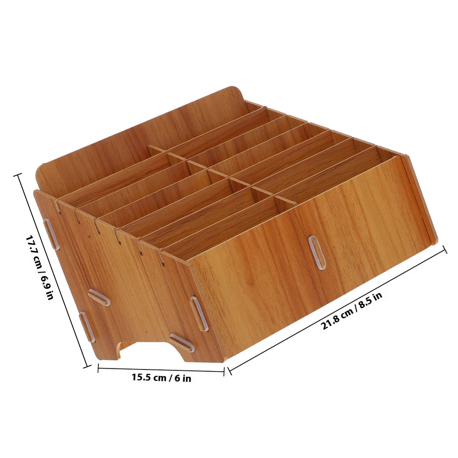 1 stücke Holz Multi-Grid Telefon Lagerung Box Desktop-Organizer Für Büro Klassenzimmer Reparatur Telefon Display Rack Halter Fall