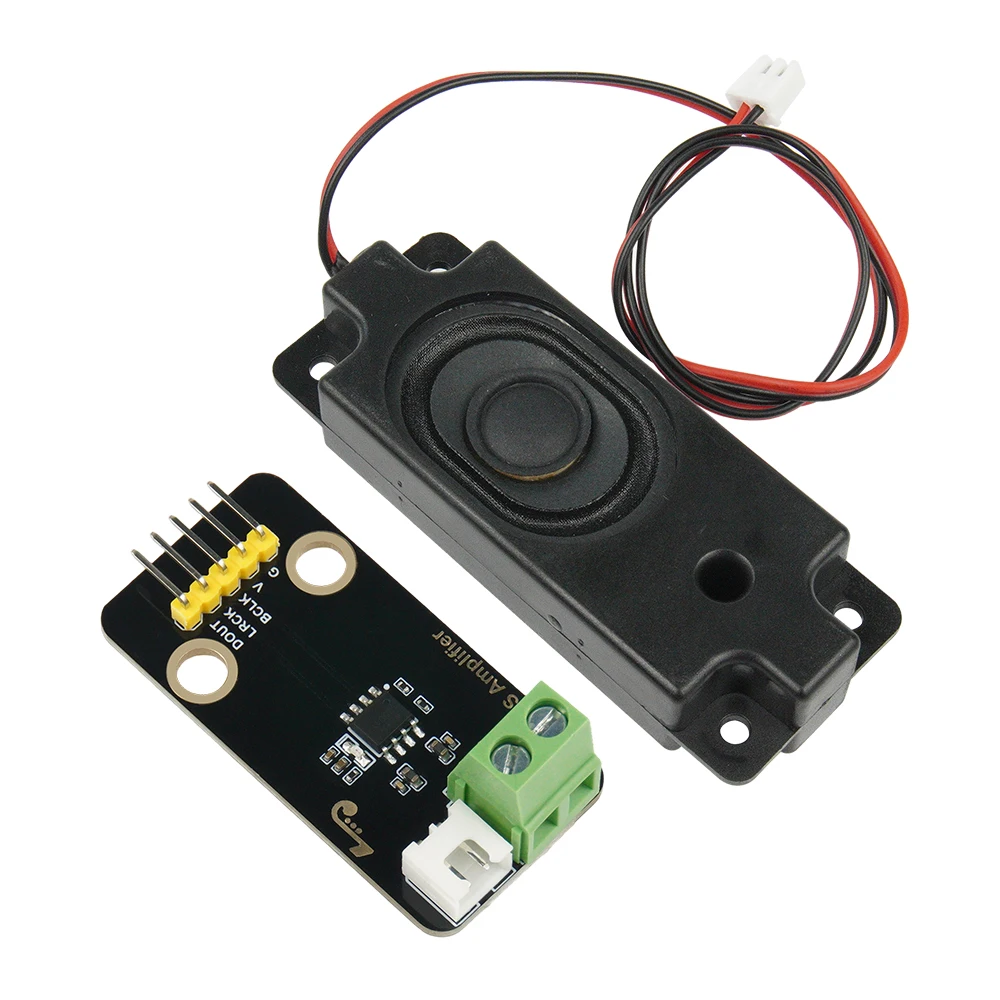 Keyestudio  I2S Audio Power Amplifier Module MAX98375  with Loudspeaker Compatible Lego Blocks for Arduino IDE Programing