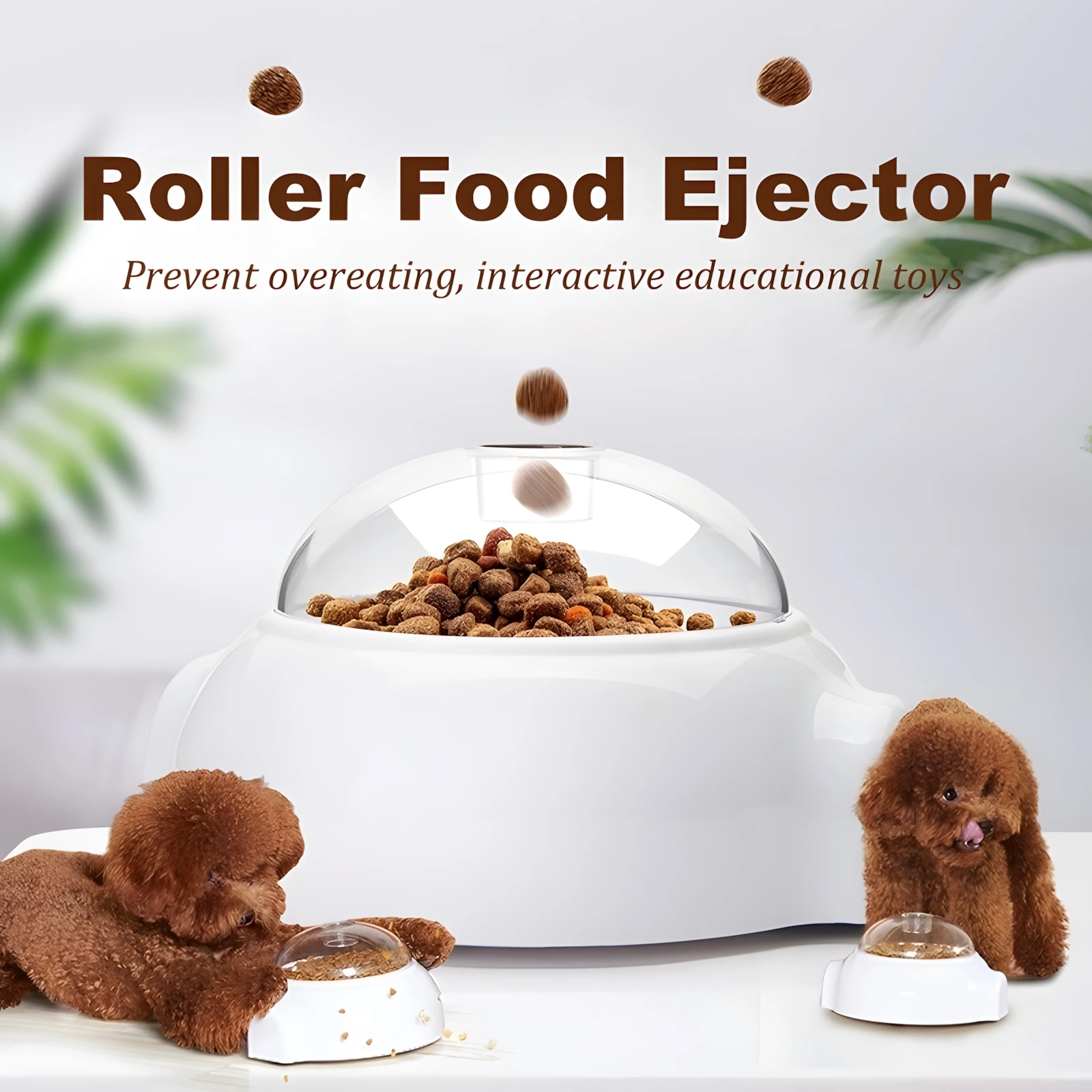 

New Intelligent Filling Dog Toy Food Dispensing Enrichment Toys Rolling Bouncing Feeder Cats Chase Interactive Dogs Slow Feeder