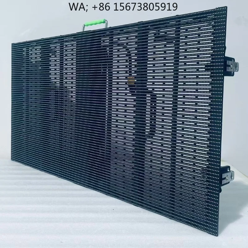 

IP65 Waterproof P3.91‑7.81mm Outdoor Transparent LED Mesh Video Wall Stage Rental Commercial Advertising Display Screen