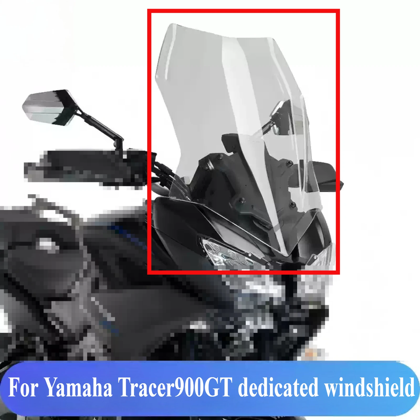 

For Yamaha Tracer900 GT Motorcycle Modified Windshield Wind Deflector Heightened Windshield Front Glass Accessories Parts
