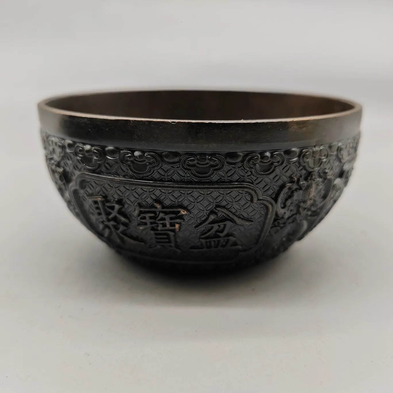 Jubao Bowl Copper Bowl Wrapped with Slurry, Moisturizing, and Well Shaped Crafts Support Wholesale and Distribution Connection