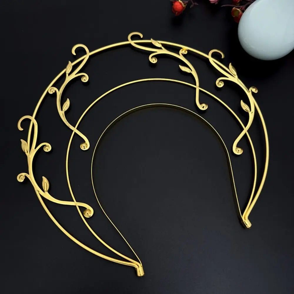 

Elegant Three Layer Halo Headband Baroque Headband BOHO Hair Hoop Hair Accessories Alloy Tiara Headdress Wedding